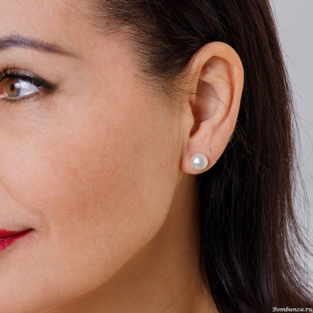 Пусеты Fiore Luna, Pearl Point